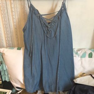 Denim tank top